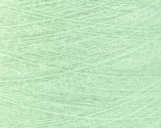 Lanificio dell’Olivo Art. Ebony 2200 m / 100 g – Garn aus Babyalpaka col. Zartes Mintgrün